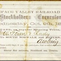 SVRR Excursion Ticket